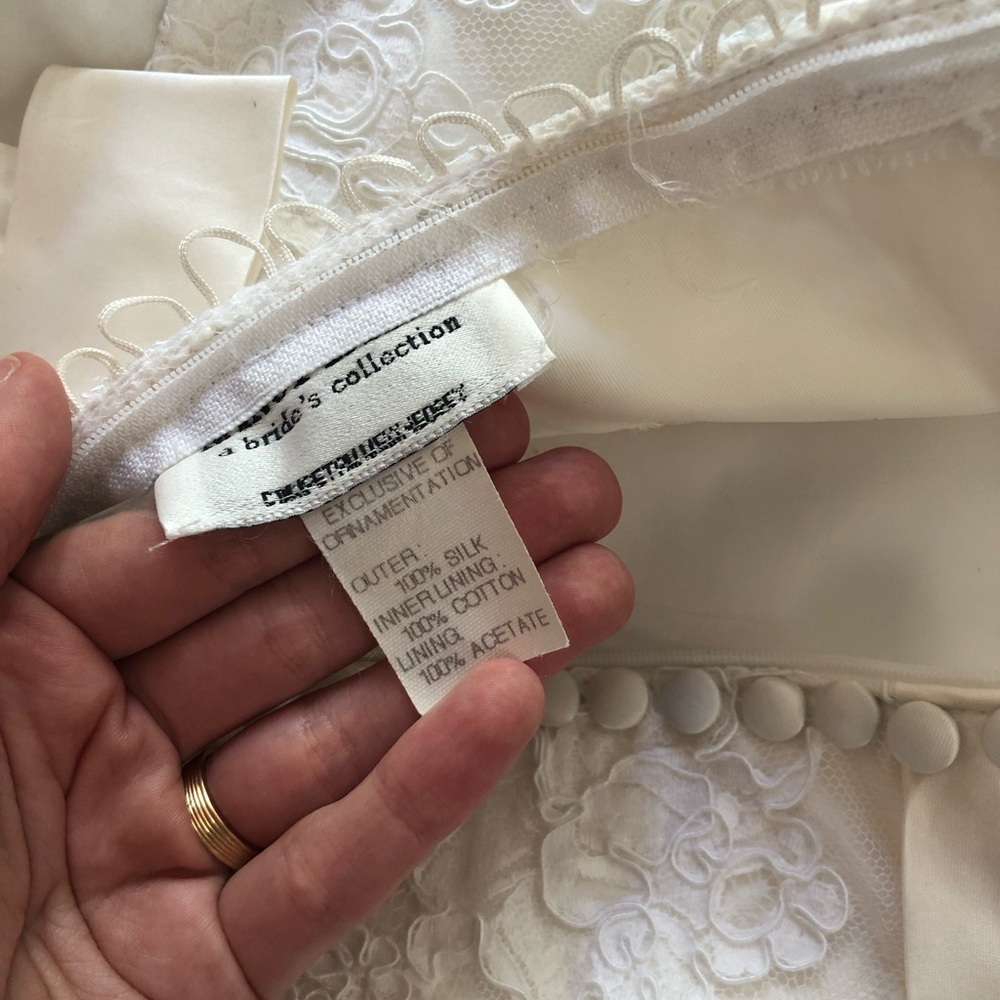 Vintage Nancy Issler Wedding Gown Dress Ballgown - Picture 3 of 7